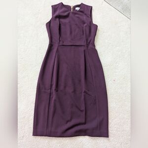 Calvin Klein - Burgundy Sheath Dress Size 4